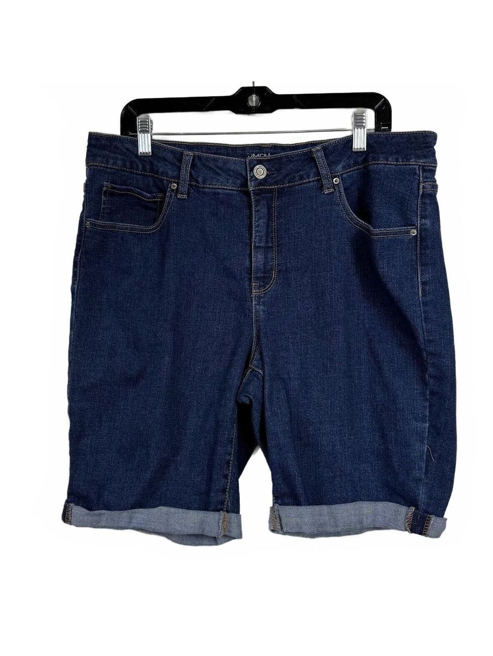 Time & Tru Blue Bermuda Shorts Women's Size 16